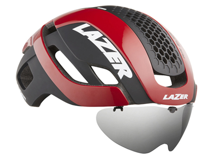 LAZER　BULLET2.0 AF＋LENS＋LED(バレット2.0 アジアンフィット＋レンズ＋LED) ＜レッド＞ ロードヘルメット