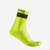 JXe@ELEMENTS 15 SOCK@4524034@383 ELECTRIC LIME/DEEP GREEN